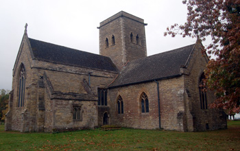 The church from the north-east October 2009